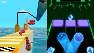 ☑️Fun Race 3D 🆚 Rolling Twins Games..!! Android iOS Gameplay 2022..!! Rolling Twins