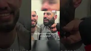 Palestinian father  meets his son for the first time after release from Israeli prison