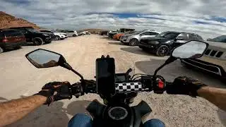 Honda Grom ride through Calico Basin - improved audio and camera angle - Feb 3rd 2025