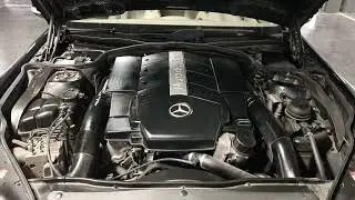 Detalle motor V8 M113 306 Hp,250 Kmtrs vel max,6 secs 0-100 14 litros a los 100 extraurbano