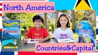 North America Countries & Capitals| Pop Quiz|Flags of North America