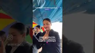 Cabin crew interview experience #ytshorts #cabincrewinterview #cabincrew #youtubetrending #indigo