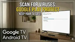 How to Scan Apps for Virus & Malware with Google Play Protect on Google TV Android TV OS 14 Safely
