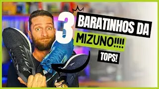 3 Tênis BARATINHOS da MIZUNO para rodar MUITOS KMS!