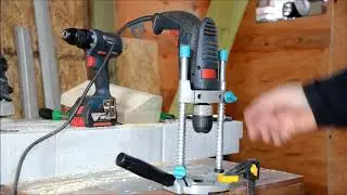 Отзыв о сверлильной стойке Wolfcraft, перед началом модернизации.