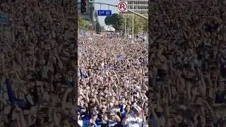 Dodgers Fans Celebrate a Long-Awaited Championship Parade! #worldseries #dodgers #ladodgers #la #mlb