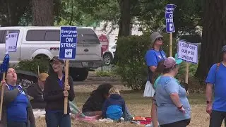 Evergreen support staff union defends ongoing strike as fight for 'livable wages'
