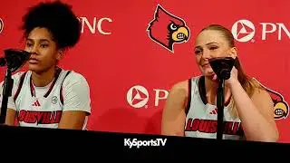 Anaya Hardy & Laura Ziegler Recap Louisville 86-46 WIN vs Pitt