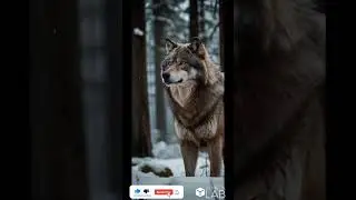 AI-generated Shorts Video (Wolf) #shorts #short #shortvideo #ai #wolf