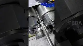 FD-12T thread rolling machine making full-thread screw threads.#machine #auto #factory #engineering
