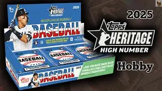 Набор коллекционных карточек Topps Heritage High Number Hobby Box 2025 года 🔥🚨 Big Blue Sparkle R...