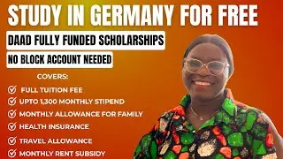 Study in Germany without a block account - Fully Funded DAAD MSc & PhD Scholarships - APPLY NOW!!!