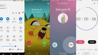 Входящий звонок на Samsung Galaxy S9 Telegram Adventure Time Jake vs Alarm Clock bs Android 10