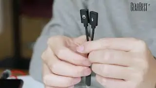 2-in-1 Adapter Double Headphone Audio Charge