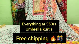 எது எடுத்தாலும் 350rs Umbrella kurtis with lining single piece free shipping 🔥🔥