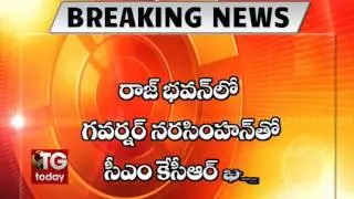 KCR meets Governor