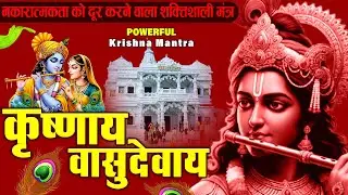 ॐ कृष्णाय वासुदेवाय हरये परमात्मने - Om Krishnaya Vasudevaya Haraye Paramatmane 108 Times #krishna