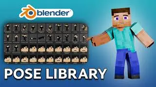Pose Library Tutorial - How To Make Pose Assets (Blender 5.0)