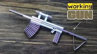 Making a Powerful Paper Gun That Shoots Paper Bullets || How to a Working Paper Gun || Robo Crafts 