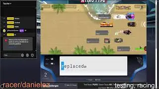 Racing on Nitro Type, Testing Extension.