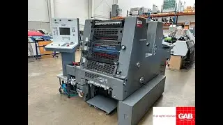 Fully serviced Heidelberg GTO Z S 52 two color offset printing machine with stream feeder for sale