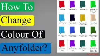 How to change colour of any folder for free? |How To|Vijay Rajput