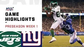 Jets vs. Giants Preseason Week 1 Highlights | NFL 2019