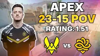 ☢️ APEX POV: DUST2 TAKEOVER vs Legacy! | IEM Dallas 2025