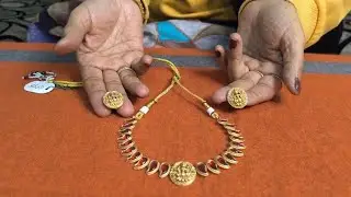 ✨ Gold Polish Lakshmi Coin Necklace Set | Traditional Temple Jewellery | SD Jewels