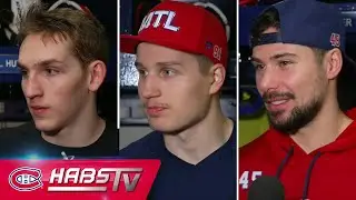 Hutson, Kapanen + more Habs address the media at practice | FULL PRESS CONFERENCES