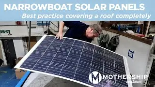 Fixing Narrowboat Solar Panels