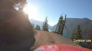 Driving from Tyax  Lodge  Tyaughton Creek Rd Marshall Lakes & Carpenter Lake to Lillooet Sep 02,2022