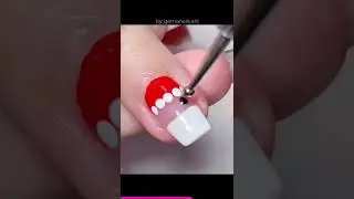 Dise&ntilde;o U&ntilde;as FACIL para Navidad #nails #chistmasnails #naildesign #shorts
