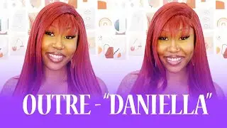 Outre Sleek Lay Glueless Deep C-Part HD Lace Front Wig - DANIELLA - Pre-Styled Bangs |EBONYLINE.COM