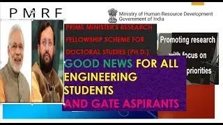 PMRF ( prime minister's research fellowship),its benefit and eligibility/Gate benefit
