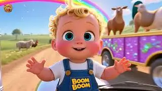 Boom Boom Farm Tractor 🚜 | Fun Farm Song for Kids | Sing Along & Learn