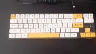 LTC  NB 681 Nimbleback - Honey and Milk themed keycaps