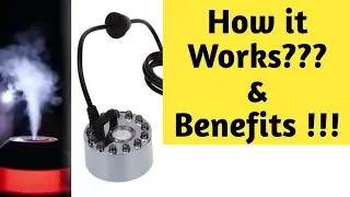 🔥How Cool Mist Humidifier works, Benefits, Ultrasonic Mist Maker Fogger working principle