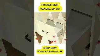 ✅ Fridge Mat Foamic Sheet &ndash; Keep Your Fridge Clean & Organized!