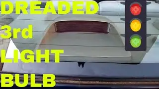 Замена третьего стоп-сигнала Toyota, замена верхнего стоп-сигнала Toyota Corolla