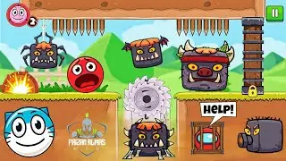 Red Ball Roller (Part 2) | Boss Fight | Arcade | Android Gameplay WFG
