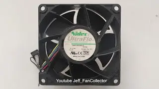 Nidec UltraFlo Fan V80E12BHA5-57 12V 0.60A 7000rpm 8038 4wire High Speed SuperMicro Server Tray Fan