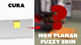 Fuzzy Skin With Non Planar Gcode On Every 3D Printer!