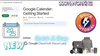 Google Calendar: Getting Started || GSP466 || [2025] #qwiklabs #arcade