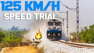 WDP4D 125km/h Speed Trial: Pure Diesel Madness!