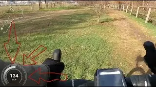 A toda velocidad con la Gravel por Savigliano - Italia