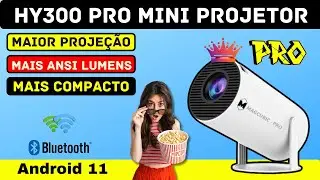 HY300 PRO: Компактный мини-проектор с максимальной проекцией и более мощным световым потоком!