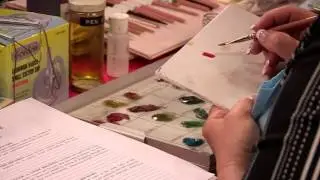 China Painting Basics: Using a #6 Brush