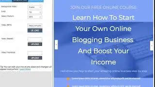 How to change background video of a section - PluginOps Landing Page Builder