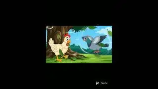 This story is about the friendship between a pigeon and a chicken#ai #cartoon#shorts#pigeon#chicken